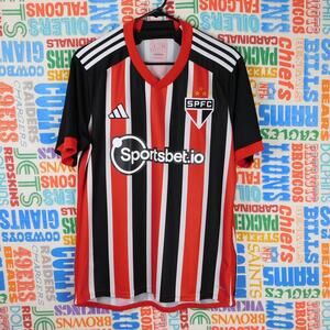Adidas Sao Paulo FC Jersey Size L Slim Fit 2023 Away Authentic SPFC Sportsbet